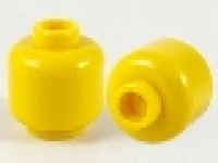 Minifig Kopf gelb 3626c, neu