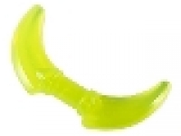 Minifigure, Weapon Hook with Double Blades, tr neon grün