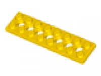 Lego Lochplatte 2x8 gelb