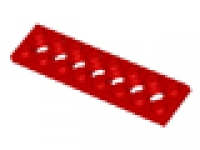 Lego Lochplatte 2x8 rot