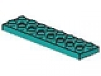 Lego Lochplatte 2x8 türkis