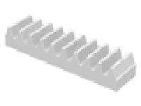 Lego Zahnstangengetriebe 3743 weiß 1 x 4