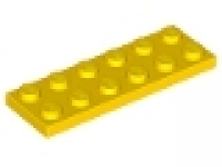 Lego Platten 2x6  gelb  neu