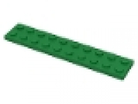 Lego Platten 2x10 grün
