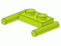 Platte mit Doppelgriff 3839b lime 1 x 2