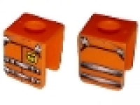 Lego Figuren Weste, 3840pb17, orange, Fire