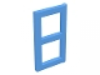 Fenstereinsatz für 1x4x3-Fenster mittelblau
