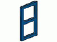 Fenstereinsatz für 1x4x3-Fenster blau