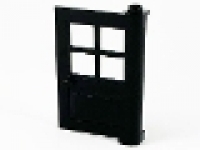 Haustür 1x4x5 schwarz