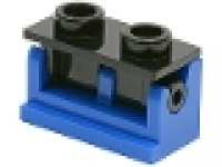 Lego Scharnierstein 3937c02 blau/ schwarz
