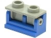 Lego Scharnierstein 3937c09 blau/ altes hellgrau