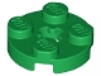 Rundplatte 4032 grün 2 x 2 x 0,33
