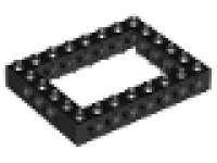 Lego Technik Lochbalkenrahmen  6 x 8 schwarz