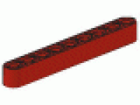 Lego Liftarm 1x9 rot