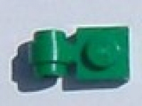 Platte mit Rohrclip 4081  grün