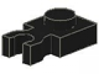 Platte mit vertikalem Clip 4085 schwarz