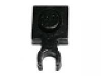 Platte mit vertikalem Clip 4085a schwarz