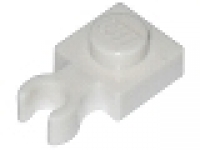 Platte mit vertikalem Clip 4085a weiß