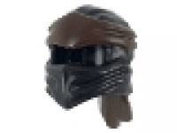 Minifigure, Headgear Ninjago Wrap Type 4 with Molded Dark Brown Headband Pattern