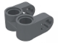 Lego Technic, Axle and Pin Connector Perpendicular Double Split neues dunkelgrau , neu