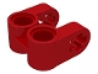 Lego Technic, Axle and Pin Connector Perpendicular Double Split, rot