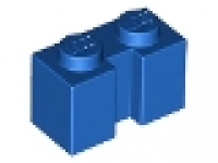 Lego Stein mit Nut für Rolltor blau 4216