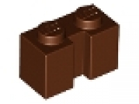 Lego Stein mit Nut für Rolltor rotbraun 4216