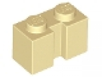 Lego Stein mit Nut für Rolltore 4216, tan