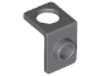 Minifigure Neck Bracket with Back Stud - Thin Back Wall, neues dunkelgrau