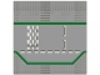 Straßenplatte: Start-Ziel-Gerade 32x32 grau, 425p01