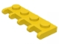 Scharnierplatte 1 x 4 x 0,33 gelb 4315