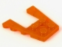 Flügelplatte 4 x 4 tr neon orange