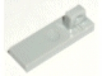 Lego Raster- Scharnierfliese 1x3 mit 1 Finger am Ende 44300 neues hellgrau