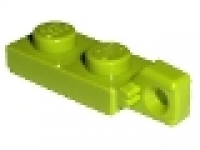 Lego Raster- Scharnier Platte 1 x 2 mit 1 Finger am Ende 44301 lime