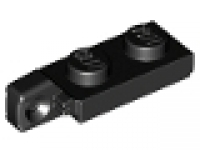 Lego Raster- Scharnier Platte 1 x 2 mit 1 Finger am Ende 44301 schwarz