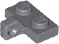 Lego Raster- Scharnier Platte 1 x 2 mit 1 Finger am Ende 44567 neues dunkelgrau