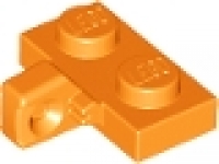 Lego Raster- Scharnier Platte 1 x 2 mit 1 Finger am Ende 44567 orange
