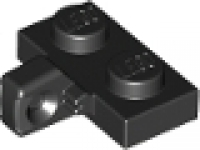 Lego Raster- Scharnier Platte 1 x 2 mit 1 Finger am Ende 44567 schwarz