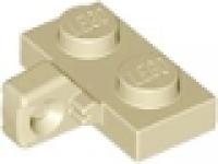 Lego Raster- Scharnier Platte 1 x 2 mit 1 Finger am Ende 44567 tan