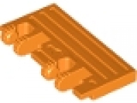 Lego Raster- Scharnier Platte 2 x 4 mit 2 Finger am Ende 44569 orange