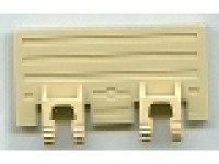 Lego Raster- Scharnier Platte 2 x 4 mit 2 Finger am Ende 44569 tan