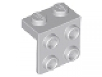Lego Schnäppchen 20 x Snot - Konverterplatte 1 x 2 - 2 x 2 neu hellgrau  44728