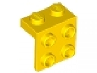 Snot - Konverterplatte 1 x 2 - 2 x 2 gelb 44728