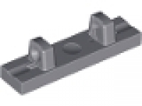 Lego Raster- Scharnierfliese 1x4 mit 2 Finger am Ende 44822 neues dunkelgrau
