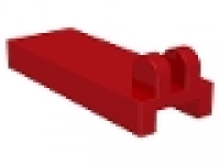 Lego Scharnierfliese (2 Finger) 1x2x0.33 rot