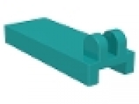 Lego Scharnierfliese (2 Finger) 1x2x0.33 türkis