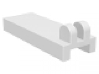 Lego Scharnierfliese (2 Finger) 1x2x0.33 weiß
