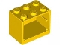Kommode 2x3x2 gelb 4532