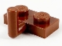 Platte mit Haken 4623 rotbraun