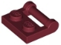 Platte mit Griff 48336 dunkelrot, neu